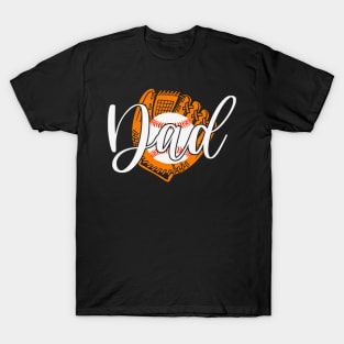 Dad Baseball Design T-Shirt